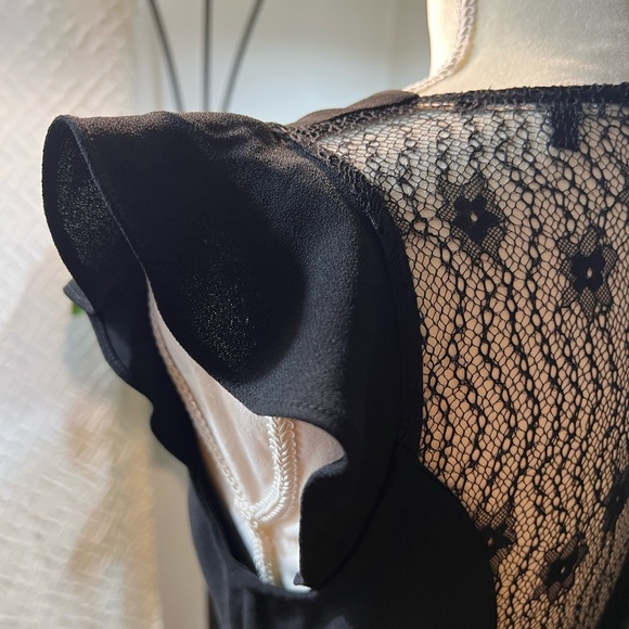 19 Cooper Womens Black Ruffled Lace women dress - Picture 6 of 12